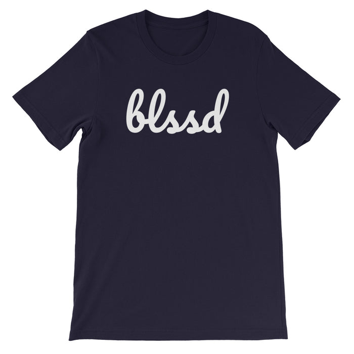 Blssd Cursive T-Shirt - Born to Live