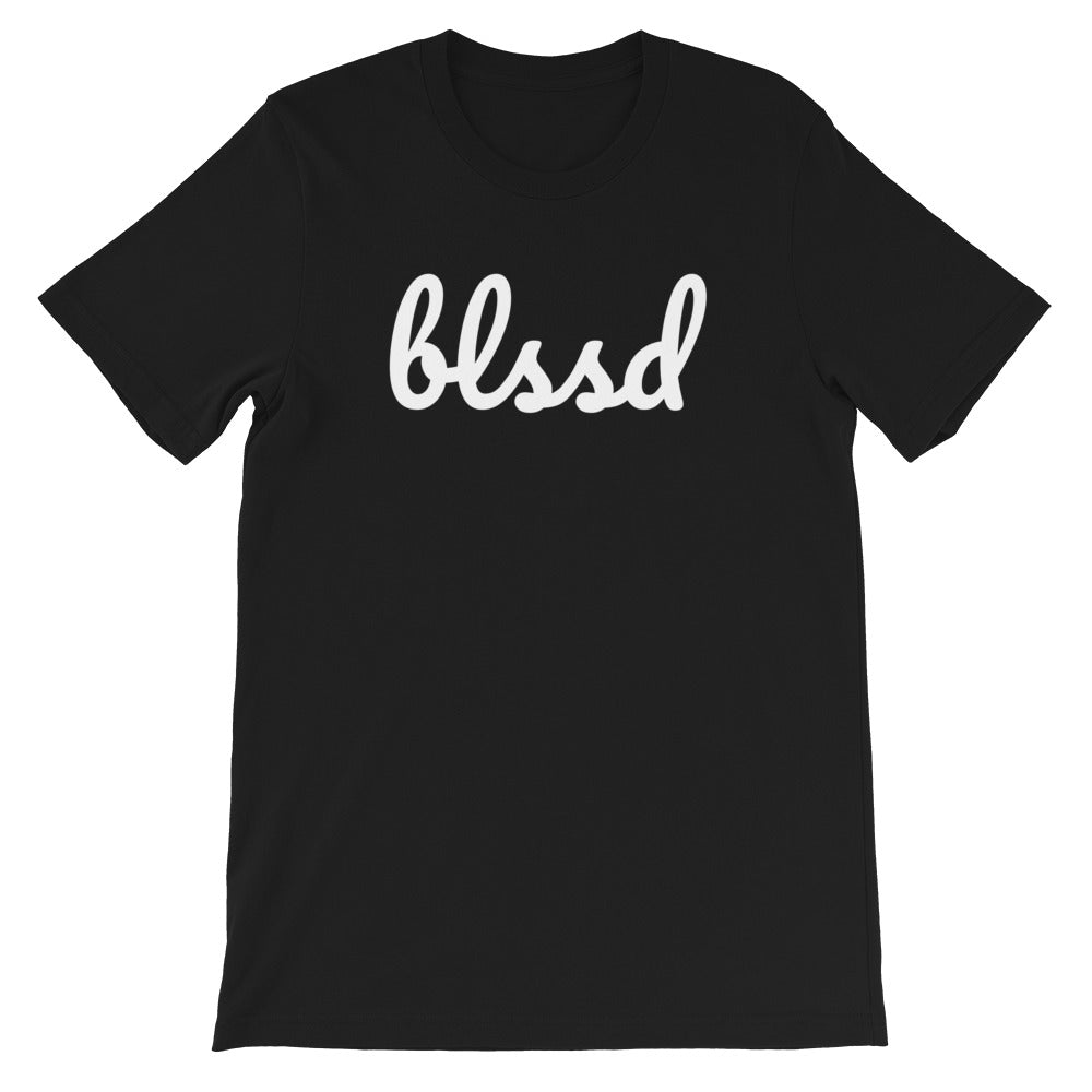 Blssd Cursive T-Shirt - Born to Live